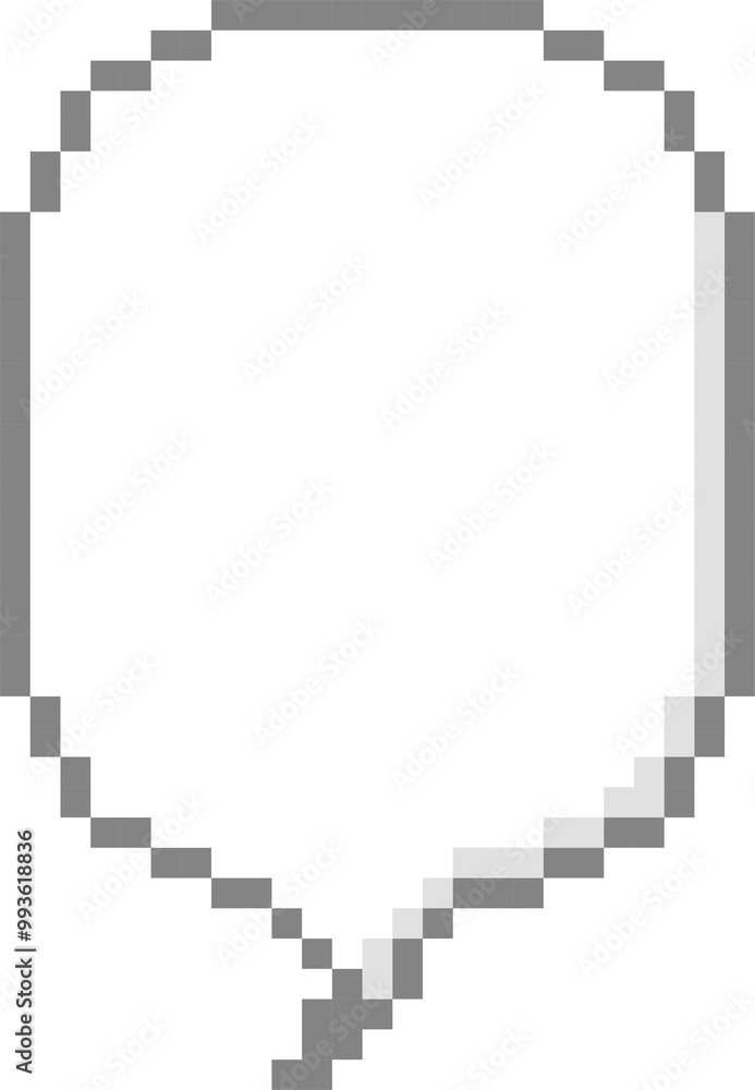 8bit retro game pixel speech bubble balloon icon sticker memo keyword planner text box banner, flat png isolated transparent element design 8bit retro game pixel speech bubble balloon icon sticker memo keyword planner text box banner, flat png isolated transparent element design