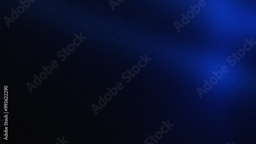 Dark blue gradient background with light effect. Abstract elegant horizontal background. Modern blue background.
