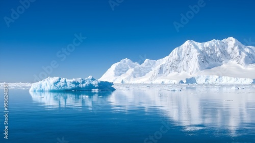 Wallpaper Mural Melting Arctic Glaciers A Stark Reminder of Climate Change - Polar Preservation Efforts Highlighted in Global Warming Crisis Torontodigital.ca