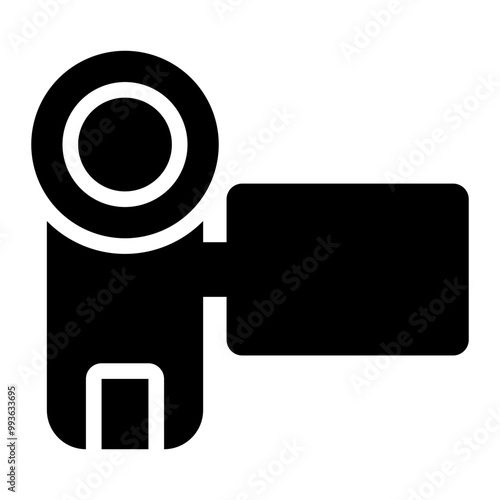 handycam glyph icon