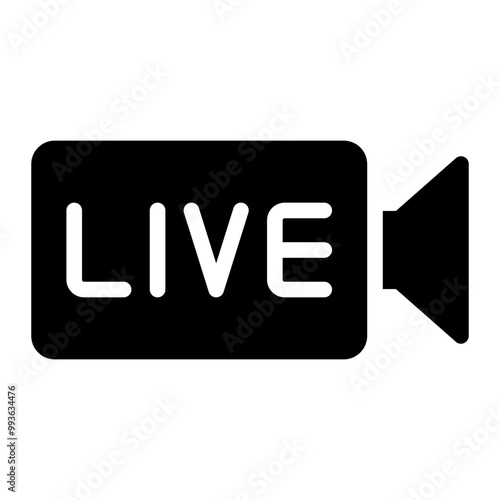 video glyph icon