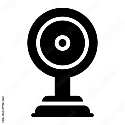 webcam glyph icon