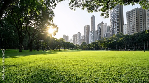 Sustainable Urban Landscapes - Emphasizing Green Spaces and Biodiversity in Modern Cityscapes for Environmental Awareness and Park Development