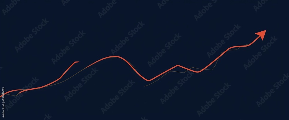A stock market graph with upward trending lines and dynamic curves, indicating growth or business success in the financial industry on a dark blue background.
A stock market graph with upward trending lines and dynamic curves, indicating growth or business success in the financial industry on a dark blue background.