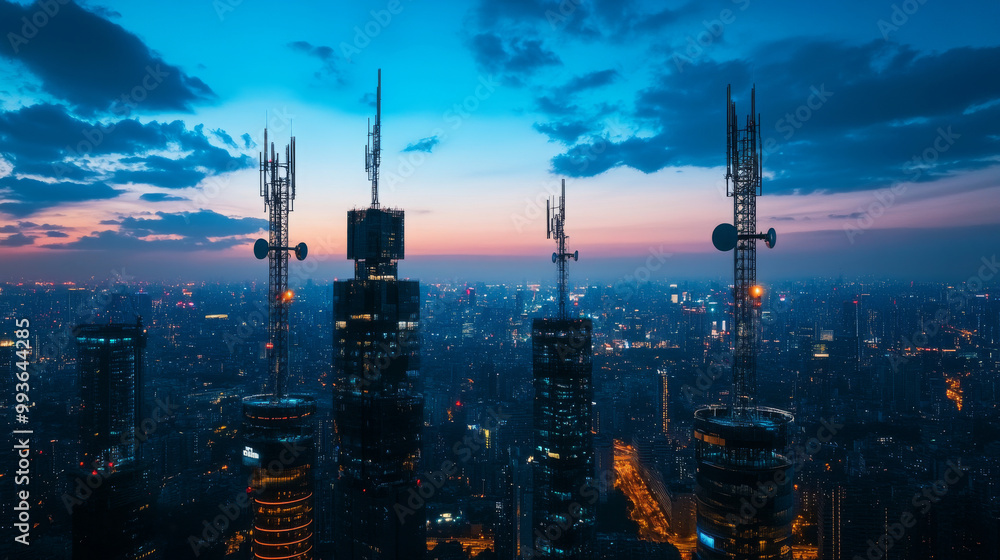 5G towers are part of the latest mobile network technology, enabling superfast internet speeds. They work with Wi-Fi and other antennas to provide a strong 5G signal. 5G towers are part of the latest mobile network technology, enabling superfast internet speeds. They work with Wi-Fi and other antennas to provide a strong 5G signal.