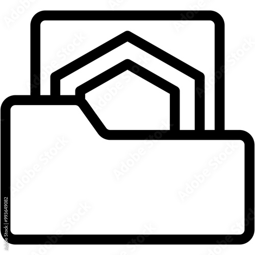 Vector Icon Folder, Files, Data, NFT Art, Document