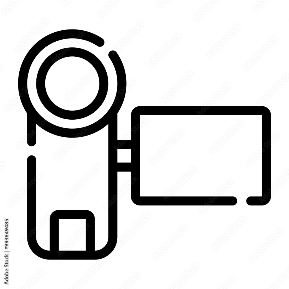 handycam line icon handycam line icon