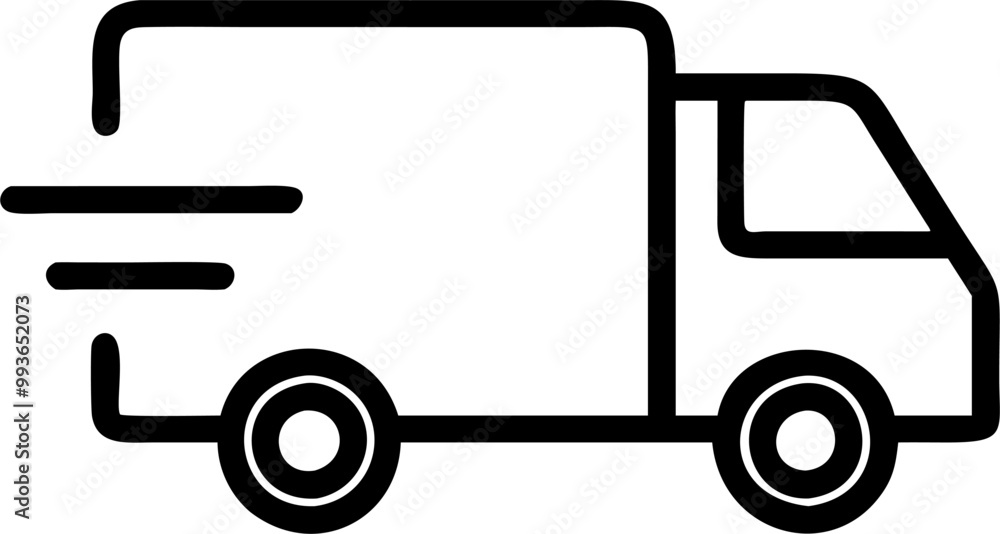 delivery, icon outline delivery, icon outline