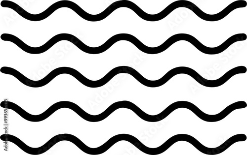 wellen, icon outline