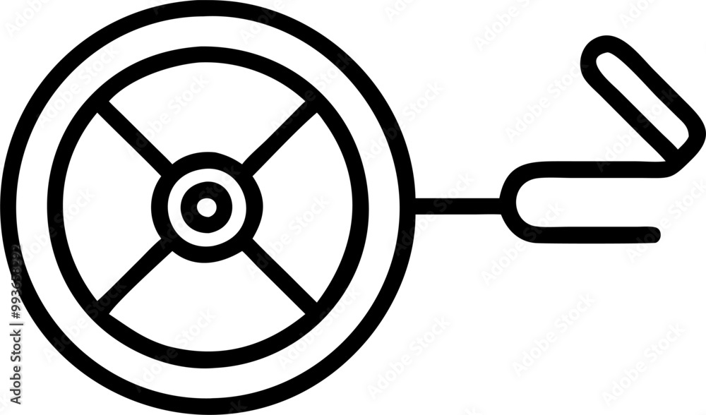 flat tire, icon outline flat tire, icon outline