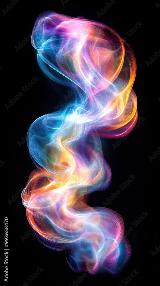 Softly Lit Curves on Dark Background Softly Lit Curves on Dark Background