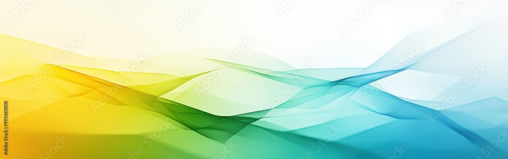 Light green and yellow geometric shapes forming a sharp and minimalistic Light green and yellow geometric shapes forming a sharp and minimalistic