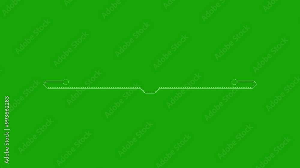 Technological HUD Template with Futuristic Viewfinder Elements in 4K Technological HUD Template with Futuristic Viewfinder Elements in 4K