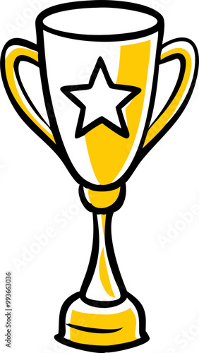 winners cup, icon doodle fill