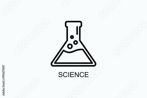 Science Vector Icon Or Logo Illustration