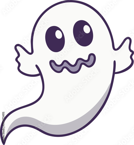 a halloween ghost, icon