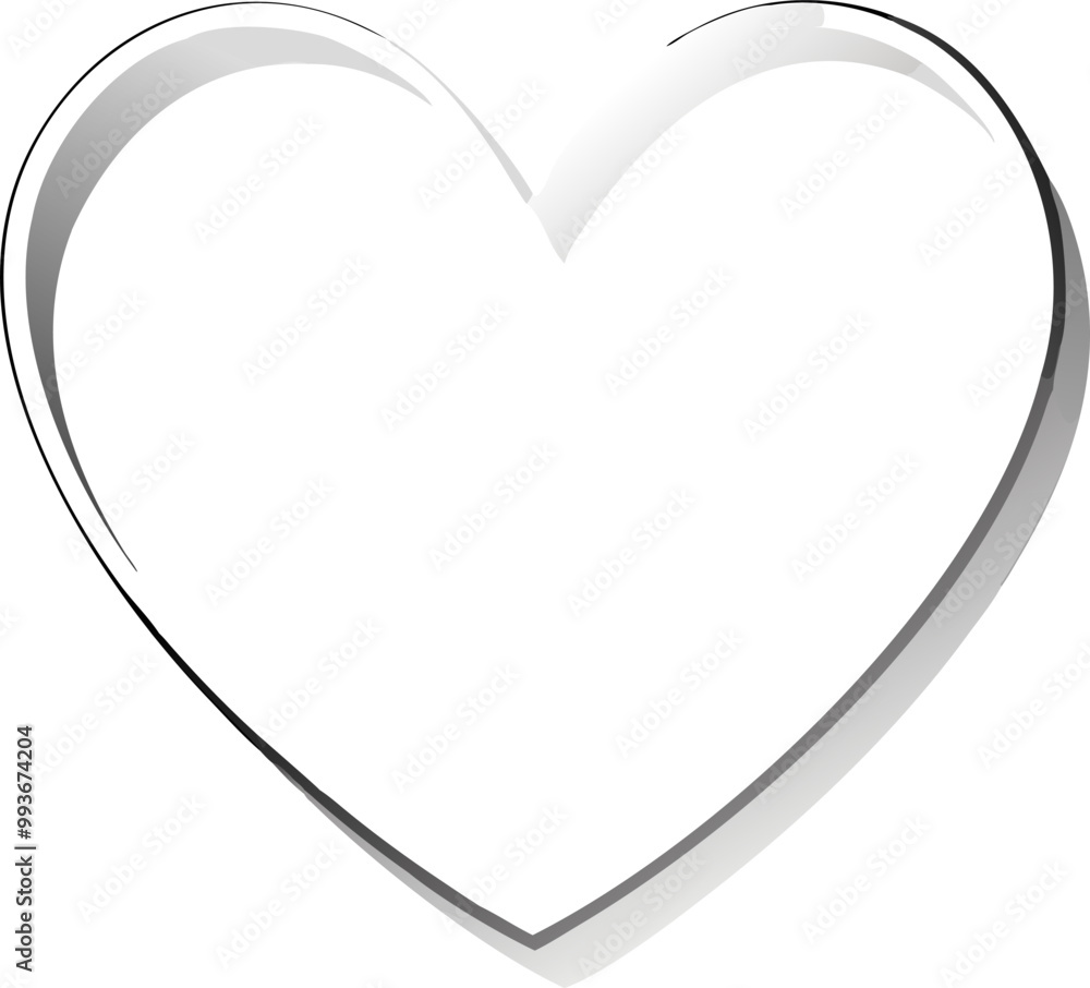 heart sets simple vector, white background, icon heart sets simple vector, white background, icon