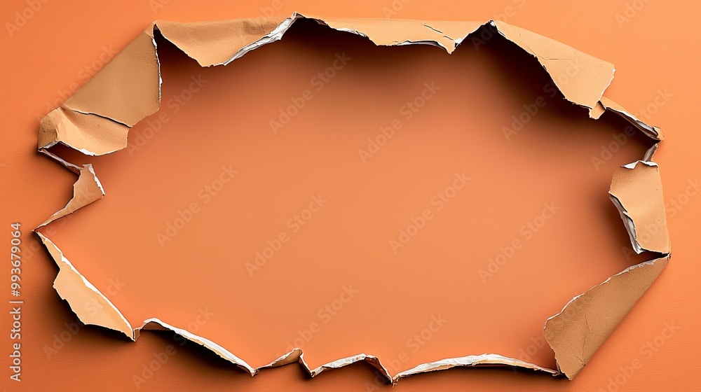 Torn paper background with rugged edges and bold contrasts Torn paper background with rugged edges and bold contrasts