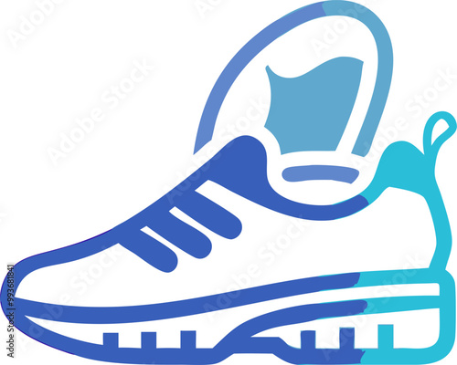 logo para tienda de calzado deportivo, sin letras, icon