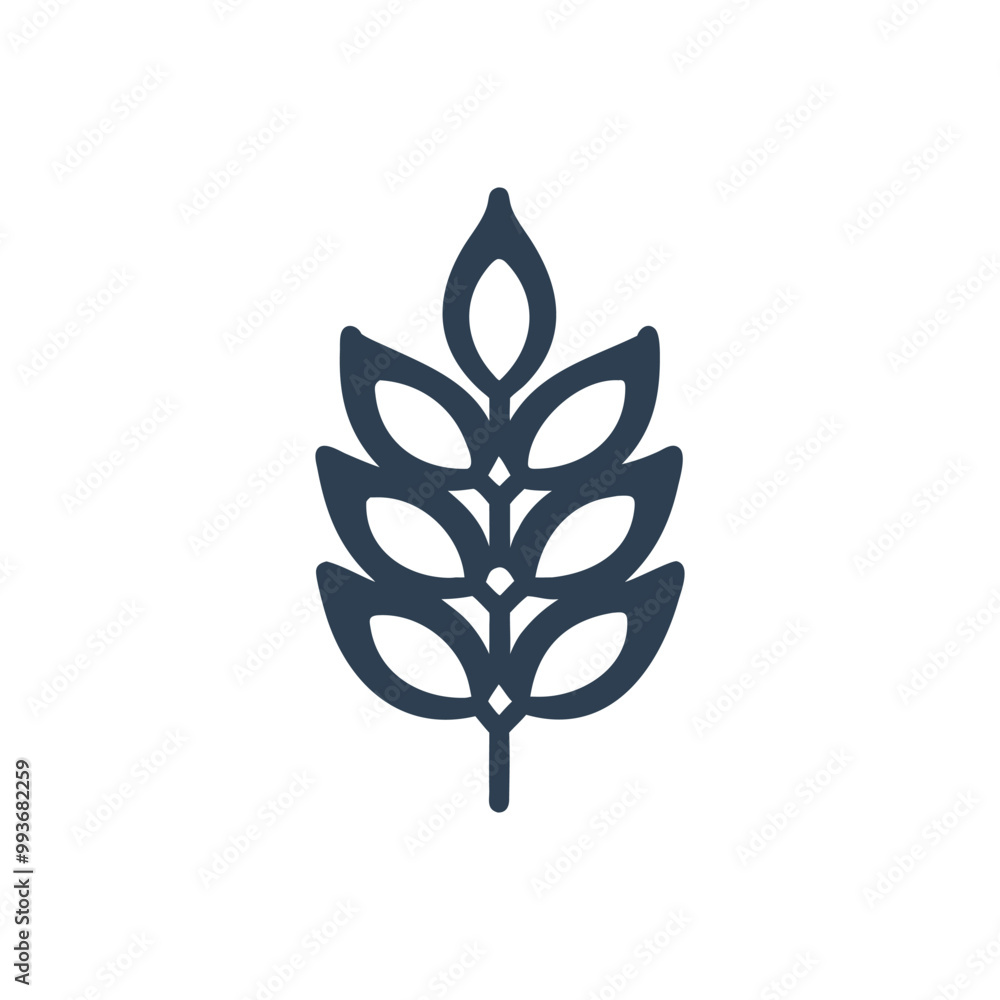 Wheat Icon, Grain Wheat Crops Vector Icon, Grain icon Wheat Icon, Grain Wheat Crops Vector Icon, Grain icon