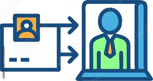 employee self-service, icon