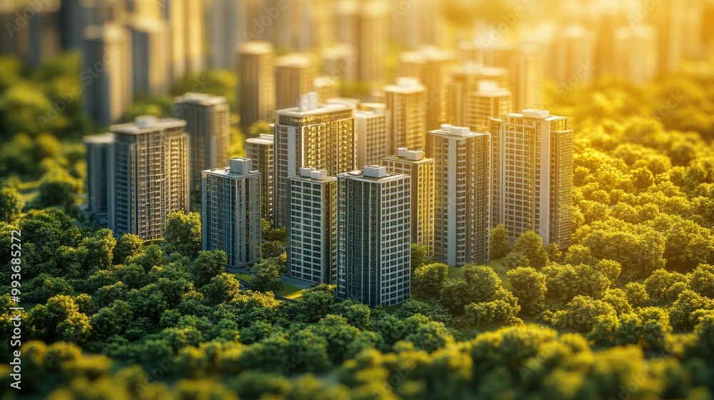 Obraz premium Real estate investment can contribute to community development, urban regeneration, and economic growth