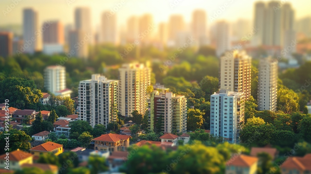 Obraz premium Real estate investment can contribute to community development, urban regeneration, and economic growth