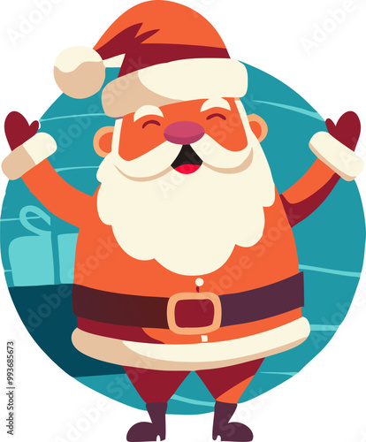 santa clause fun, icon