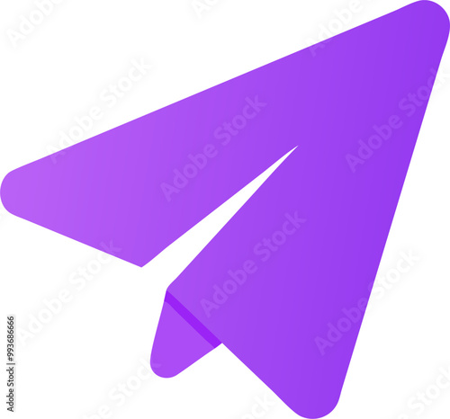 purple telegram logo, icon