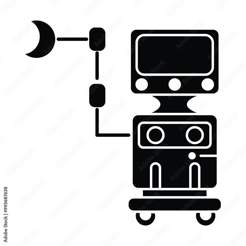 Medical equipment icon vector on white background Medical equipment icon vector on white background