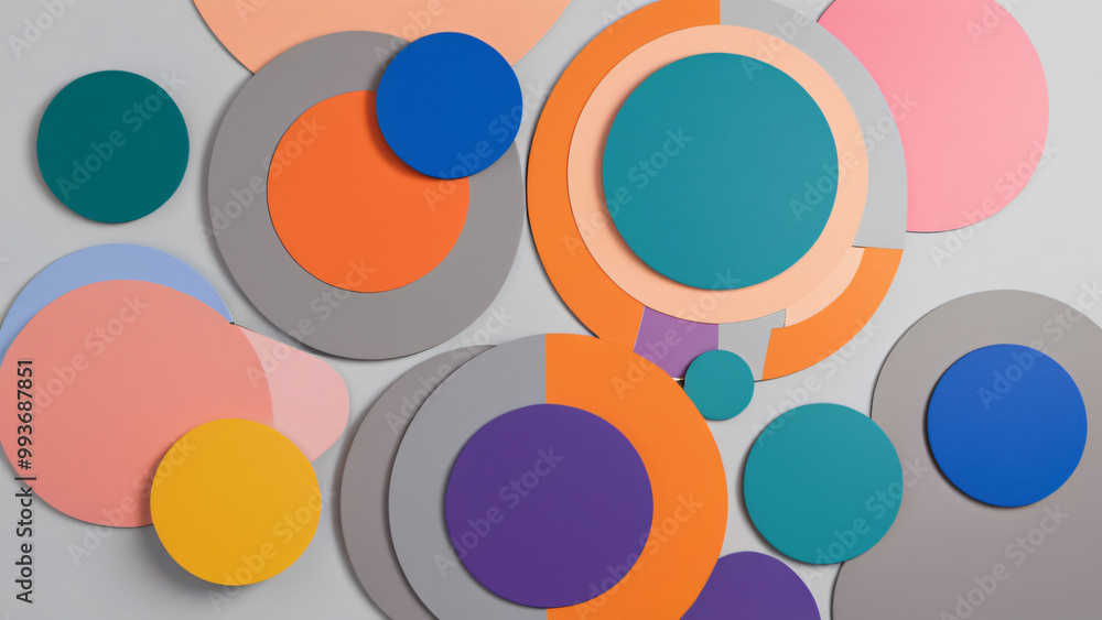 abstract background with circles abstract background with circles
