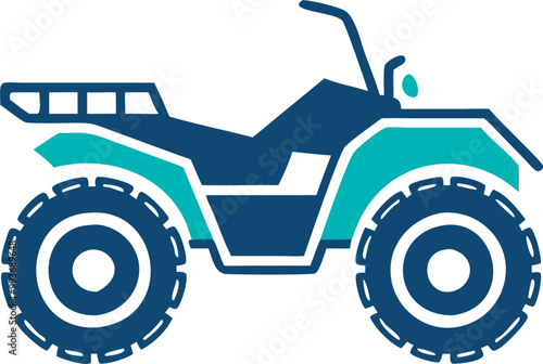 4 wheel quad bike, icon