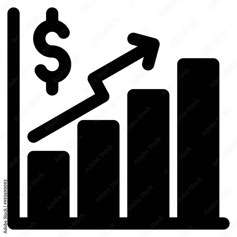 Economy growth icon vector illustration concept for Business Startup Economy growth icon vector illustration concept for Business Startup