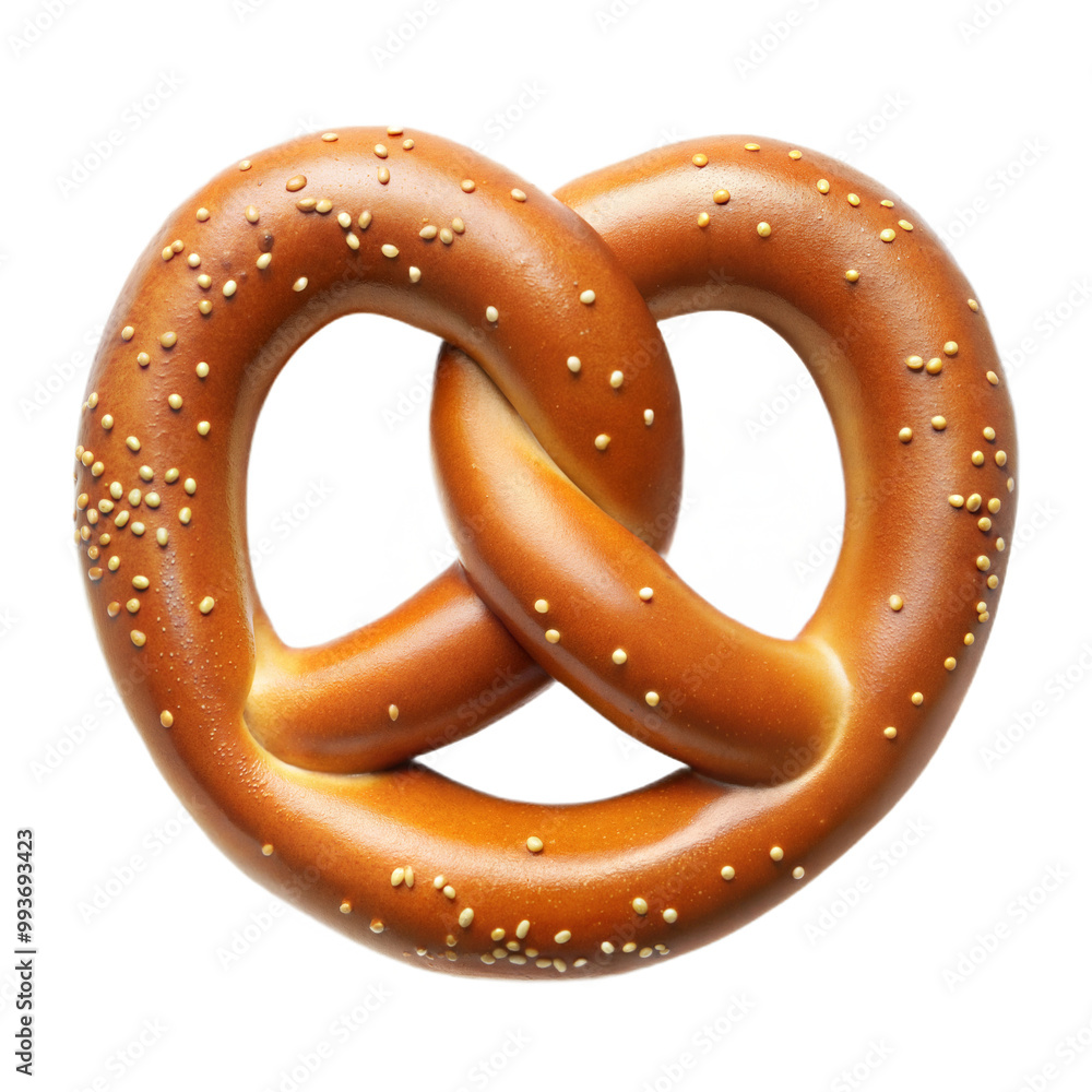 a pretzel 3d illustration icon a pretzel 3d illustration icon
