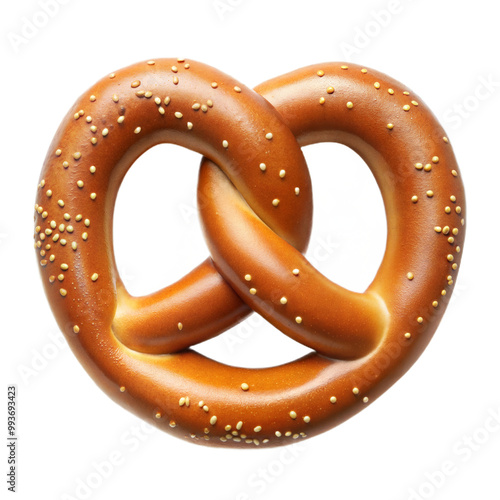 Obraz na płótnie a pretzel 3d illustration icon