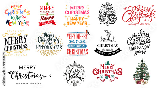 Set of Merry Christmas Wishes, Merry Christmas Wishes 