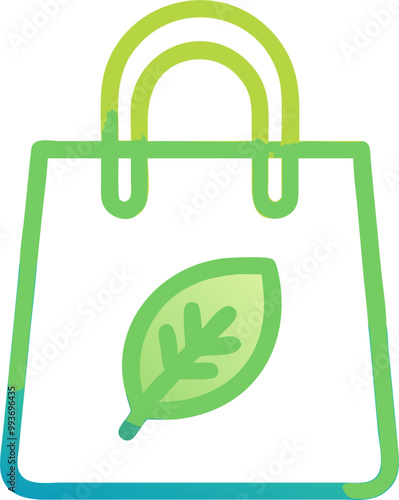 you can generate a crazy with the word eco friendly which also uses the image of a bag or shopping