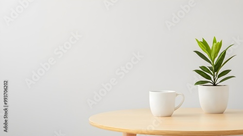 Wallpaper Mural Minimalist Dining Table Decor - Clean and Inviting Place Settings for an Organized and Functional Dining Atmosphere Torontodigital.ca