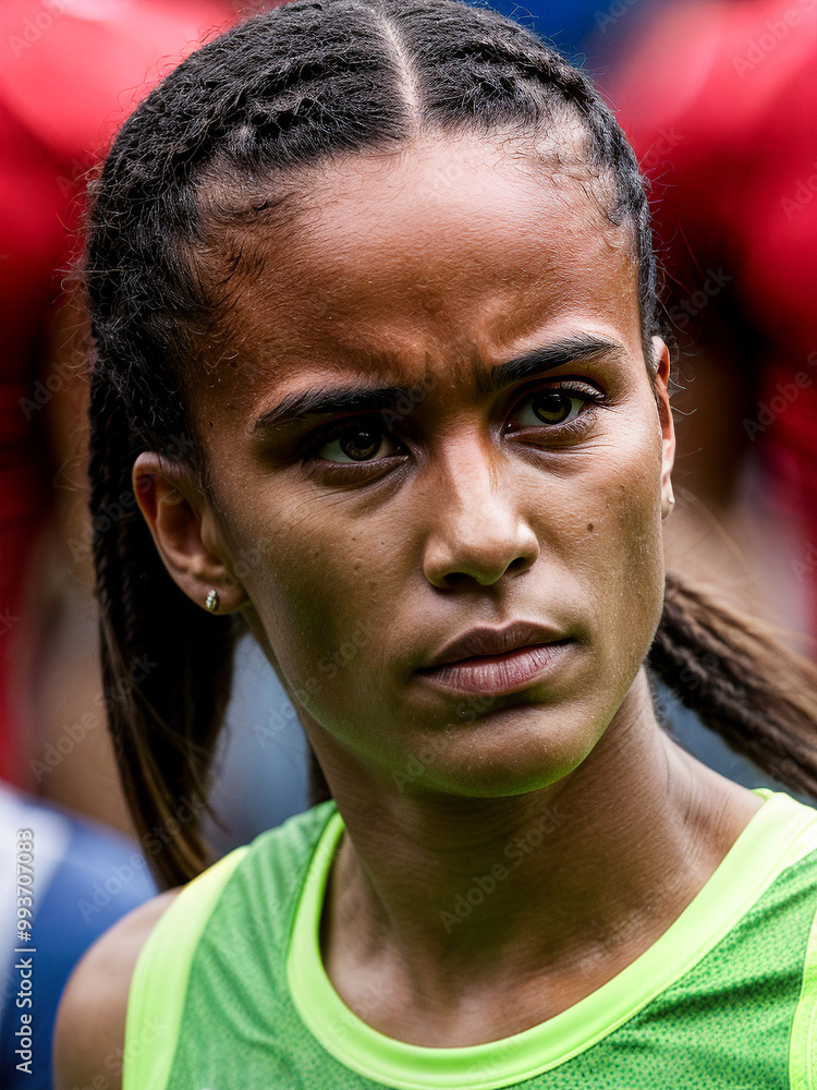 Raw emotion captured on athlete's face after win, embodying dedication, perseverance, and success. Raw emotion captured on athlete's face after win, embodying dedication, perseverance, and success.