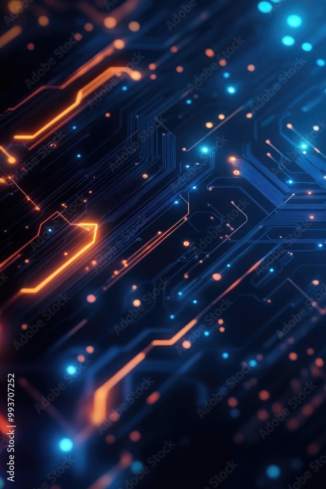 Abstract background featuring glowing lines and dots in vibrant colors, representing technology and digital innovation. Abstract background featuring glowing lines and dots in vibrant colors, representing technology and digital innovation.