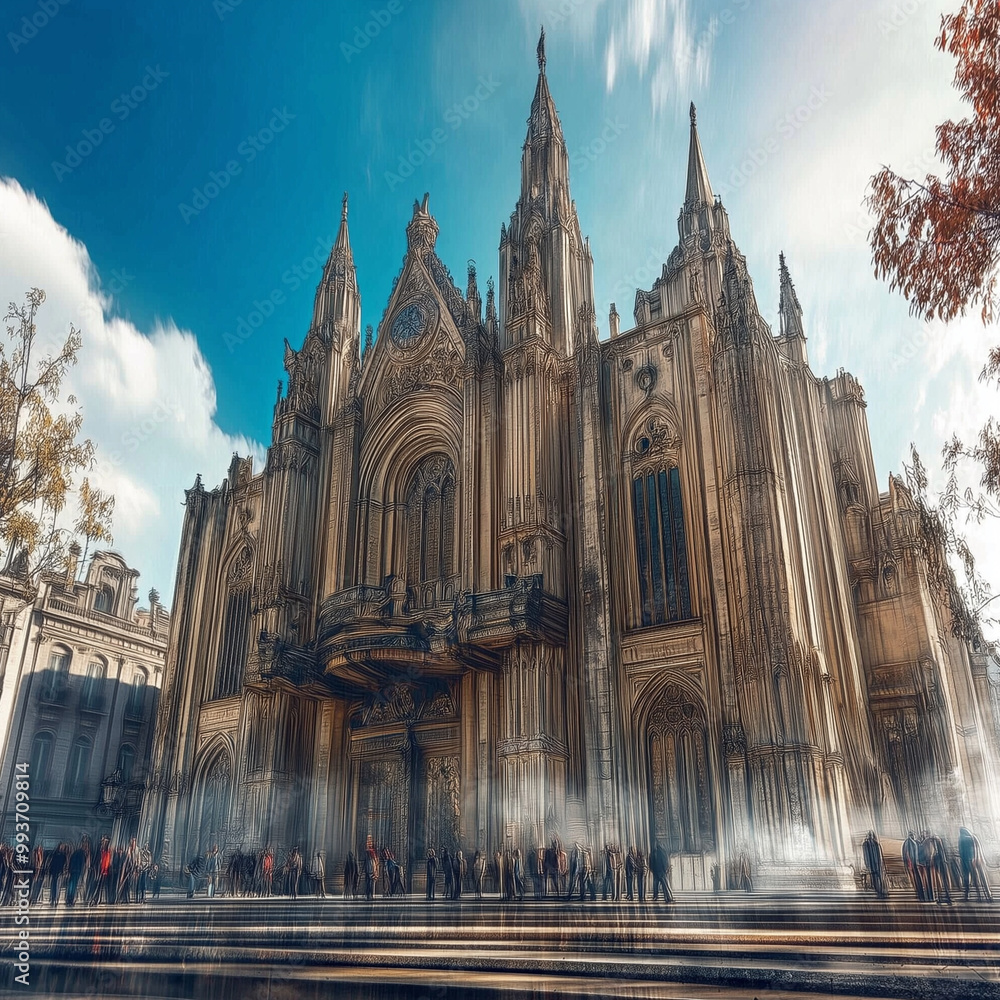 Fototapeta premium saint cathedral city