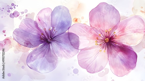 Watercolor Flower Painting