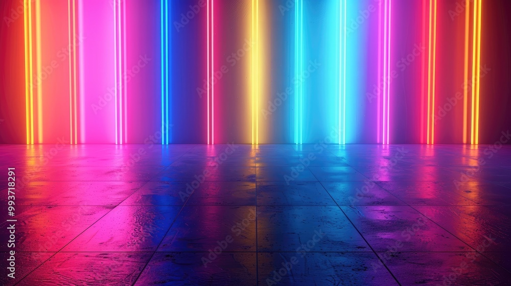 Gradient of neon colors Gradient of neon colors