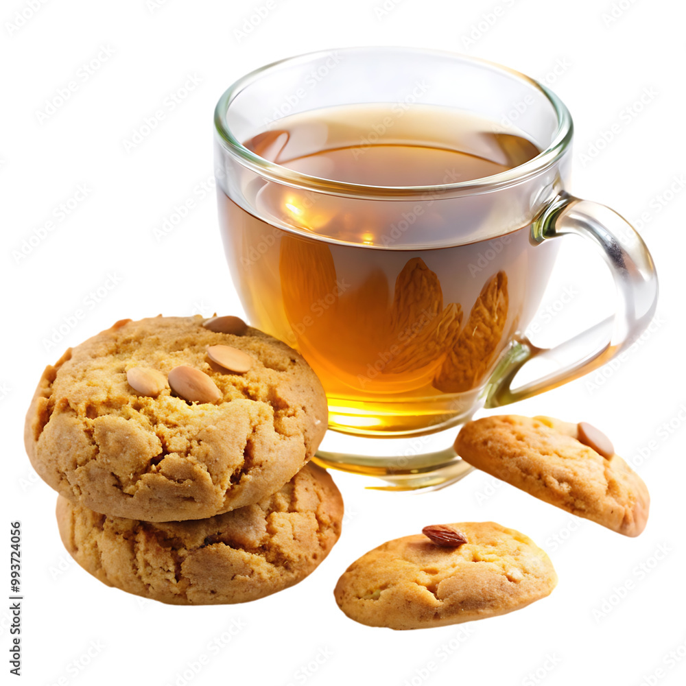 almond cookie infusion isolated transparent background almond cookie infusion isolated transparent background