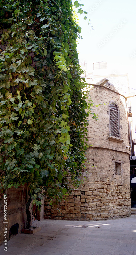 Fototapeta premium old street in Baku. High quality photo