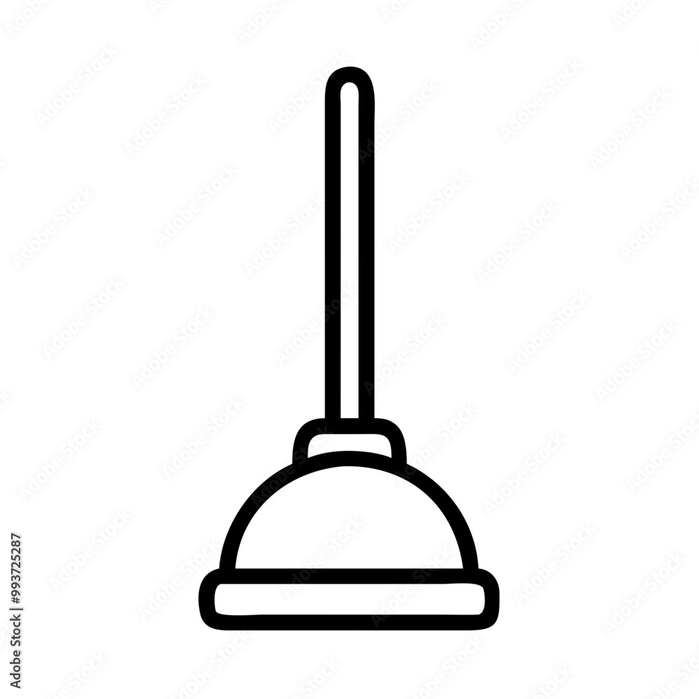 Plunger Black Icon Plunger Black Icon