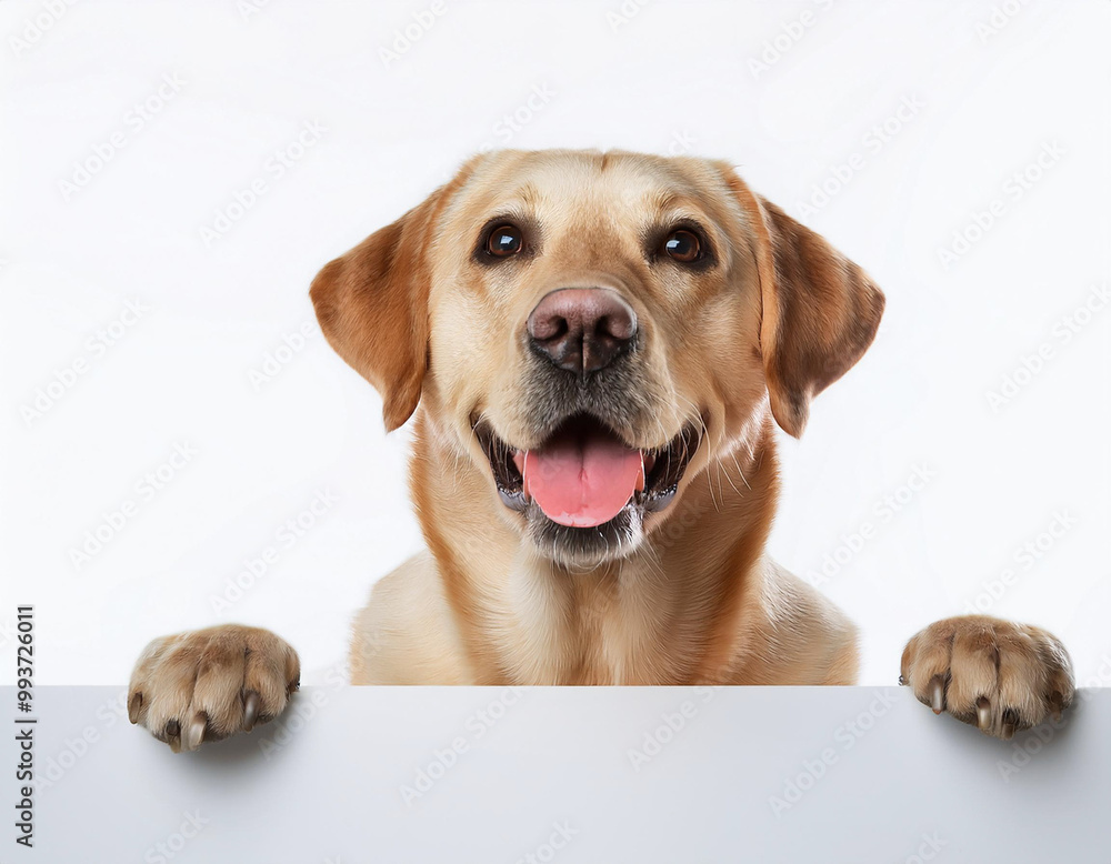 Happy Dog Showing Copy Space Suitable Image For Advertisement Happy Dog Showing Copy Space Suitable Image For Advertisement