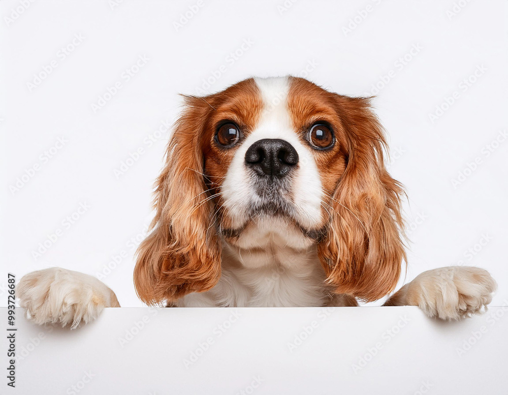 Happy Dog Showing Copy Space Suitable Image For Advertisement Happy Dog Showing Copy Space Suitable Image For Advertisement