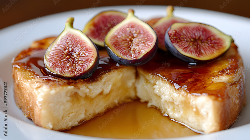 Crème Brûlée French Toast with Fresh Figs and Honey Crème Brûlée French Toast with Fresh Figs and Honey
