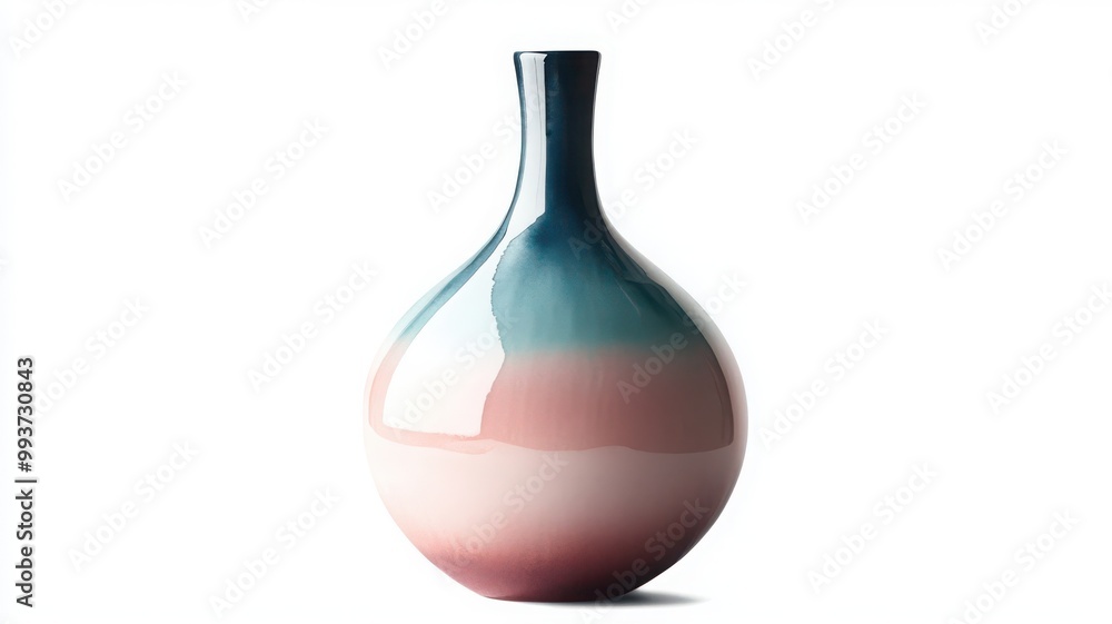 A stylish and modern ceramic vase with a unique pastel color gradient, perfect for home decor and floral arrangements. A stylish and modern ceramic vase with a unique pastel color gradient, perfect for home decor and floral arrangements.